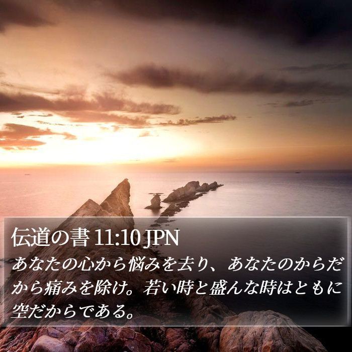 伝道の書 11:10 JPN Bible Study