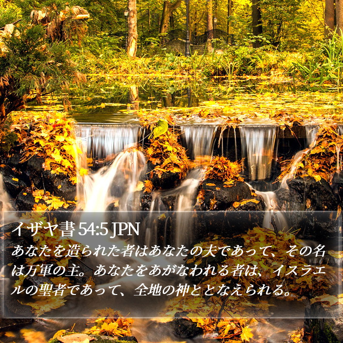 イザヤ書 54:5 JPN Bible Study
