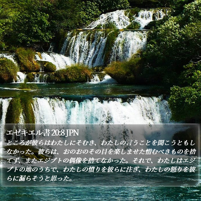 エゼキエル書 20:8 JPN Bible Study