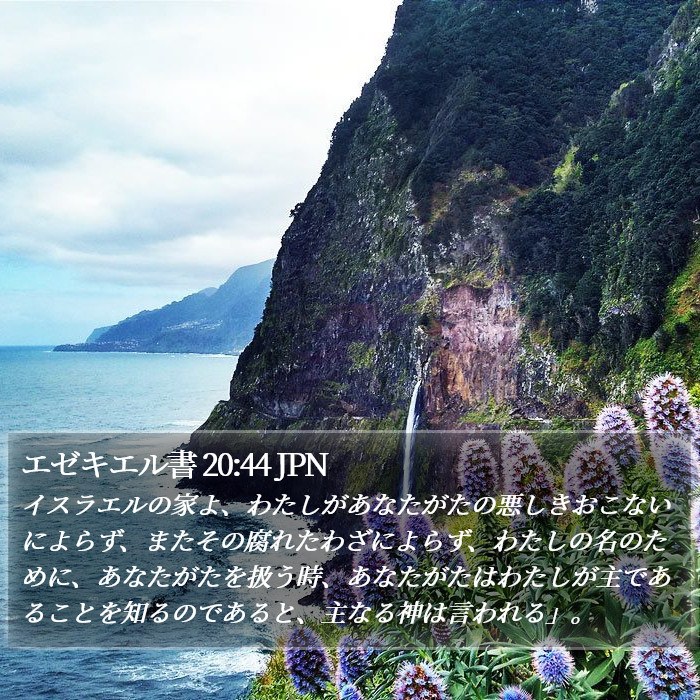 エゼキエル書 20:44 JPN Bible Study