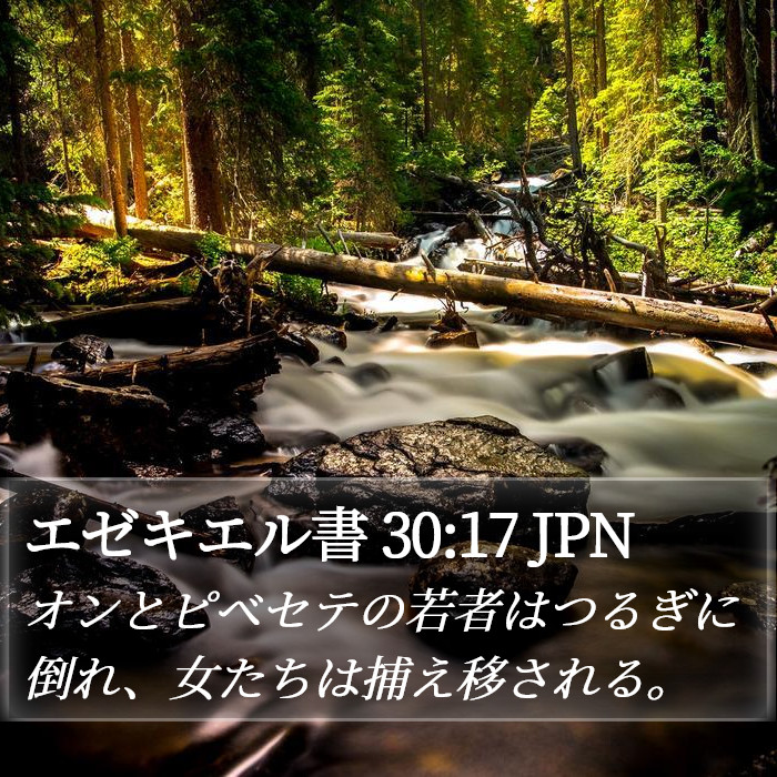 エゼキエル書 30:17 JPN Bible Study