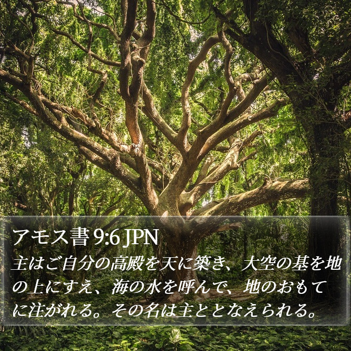アモス書 9:6 JPN Bible Study