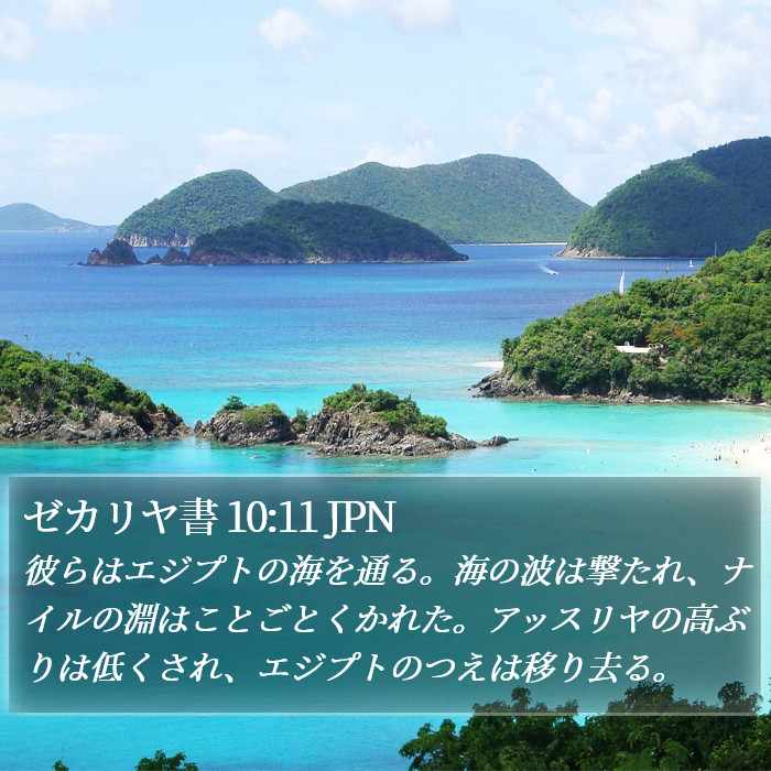 ゼカリヤ書 10:11 JPN Bible Study