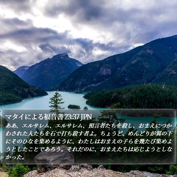 マタイによる福音書 23:37 JPN Bible Study