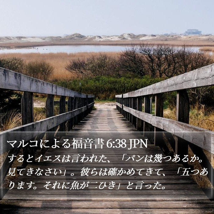 マルコによる福音書 6:38 JPN Bible Study