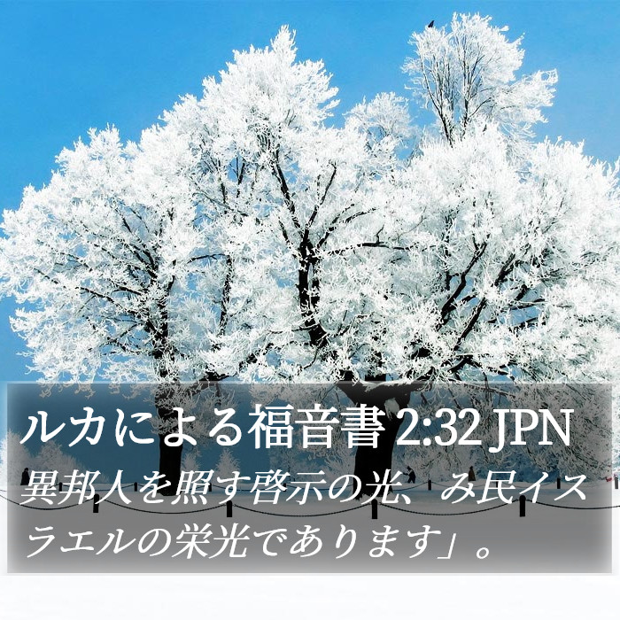 ルカによる福音書 2:32 JPN Bible Study