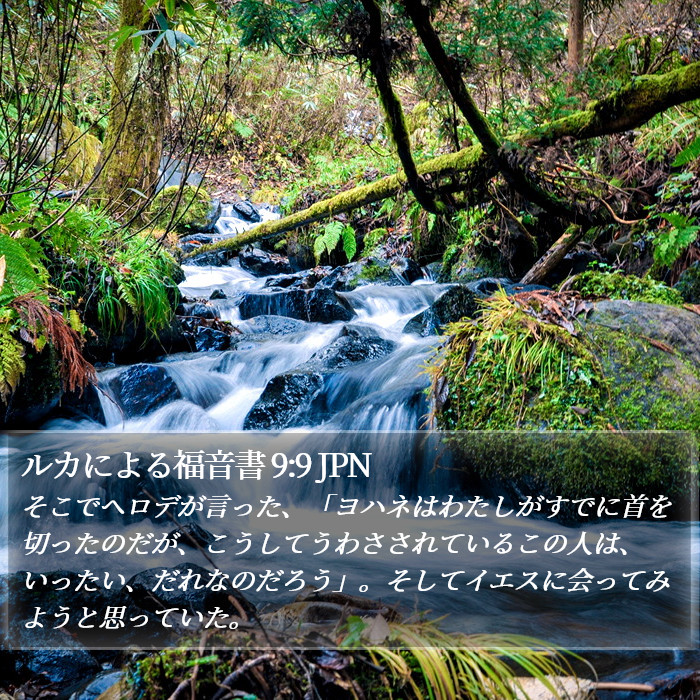 ルカによる福音書 9:9 JPN Bible Study