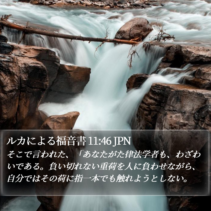 ルカによる福音書 11:46 JPN Bible Study