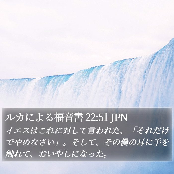 ルカによる福音書 22:51 JPN Bible Study