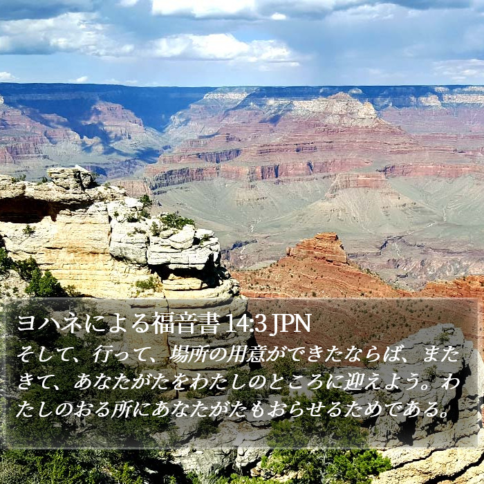 ヨハネによる福音書 14:3 JPN Bible Study