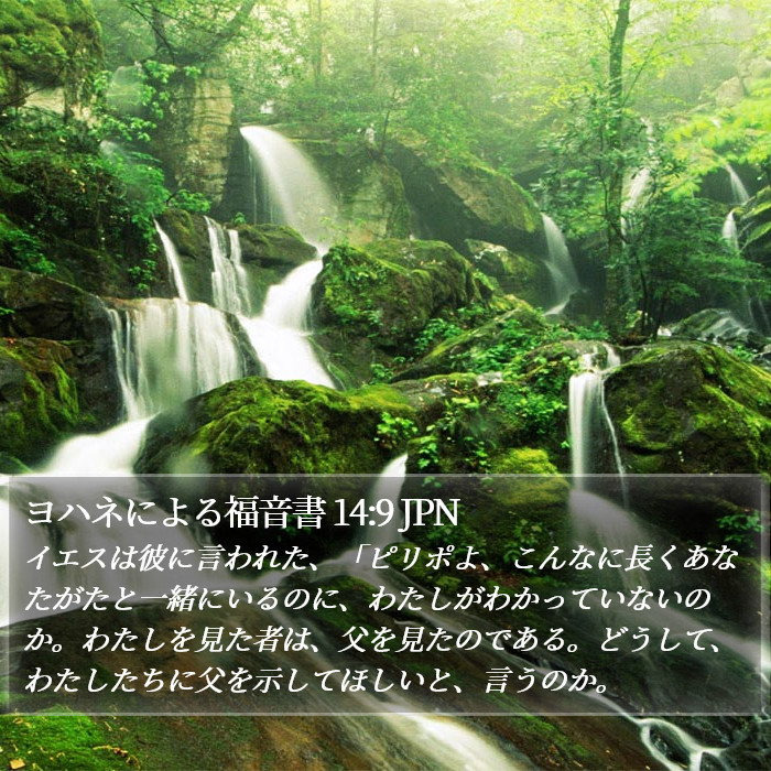 ヨハネによる福音書 14:9 JPN Bible Study