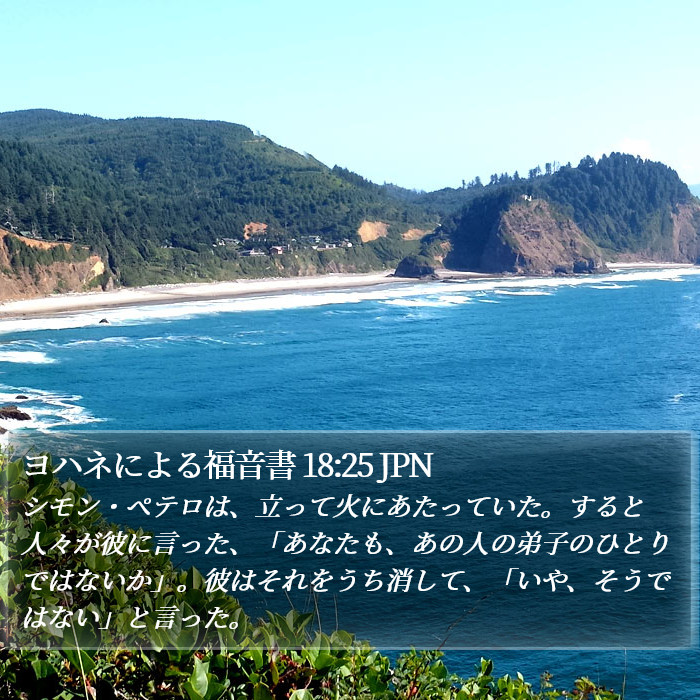 ヨハネによる福音書 18:25 JPN Bible Study