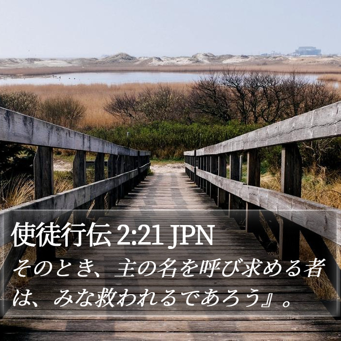 使徒行伝 2:21 JPN Bible Study