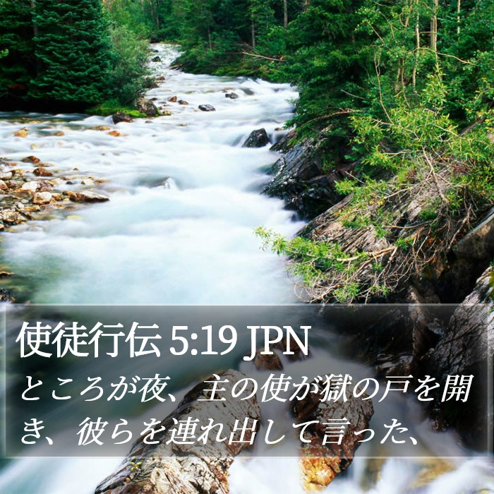 使徒行伝 5:19 JPN Bible Study