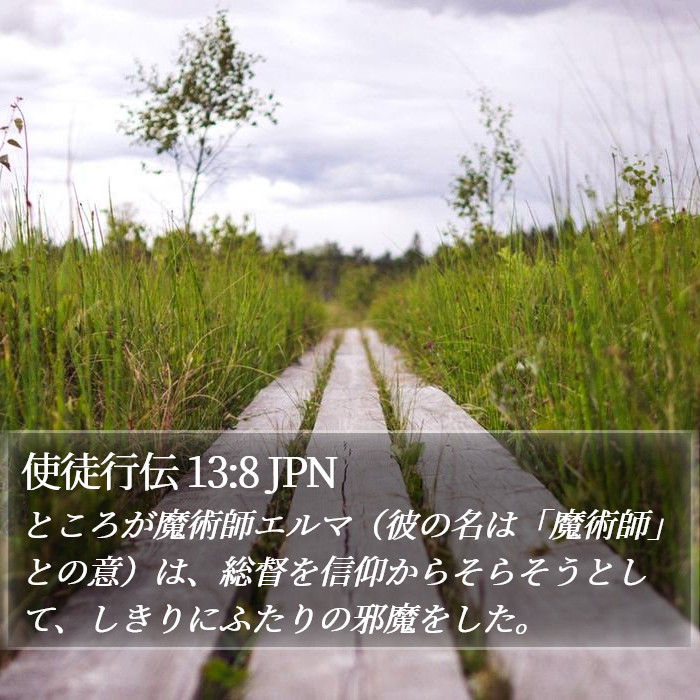 使徒行伝 13:8 JPN Bible Study