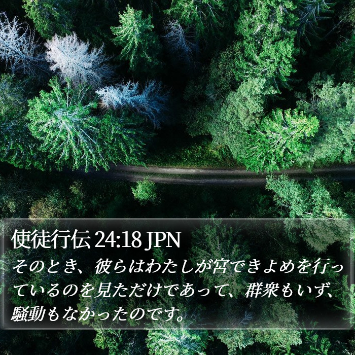 使徒行伝 24:18 JPN Bible Study