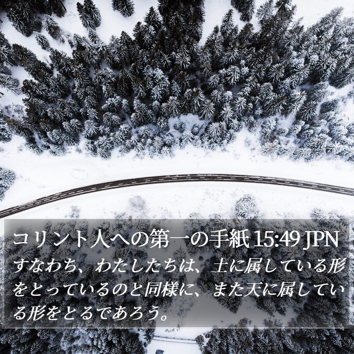 コリント人への第一の手紙 15:49 JPN Bible Study