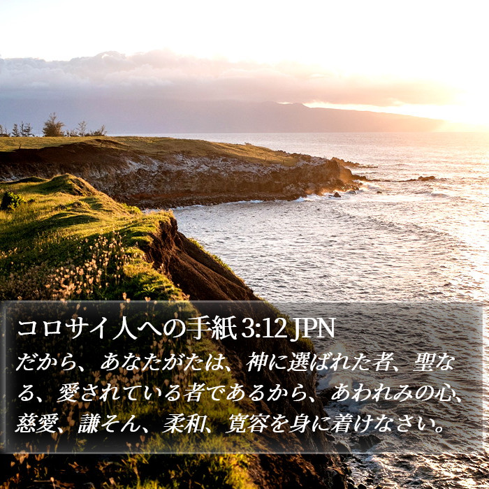 コロサイ人への手紙 3:12 JPN Bible Study