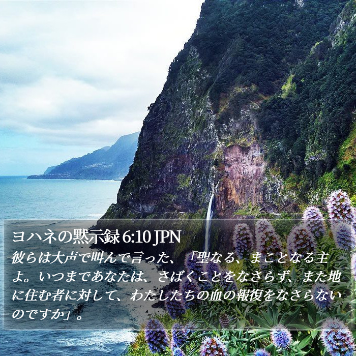 ヨハネの黙示録 6:10 JPN Bible Study